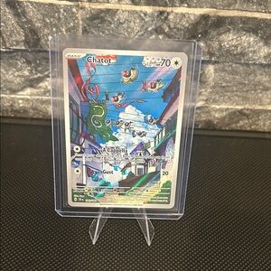 Pokémon Chatot 181/162 illustration Rare Holo from Temporal Forces M/NM